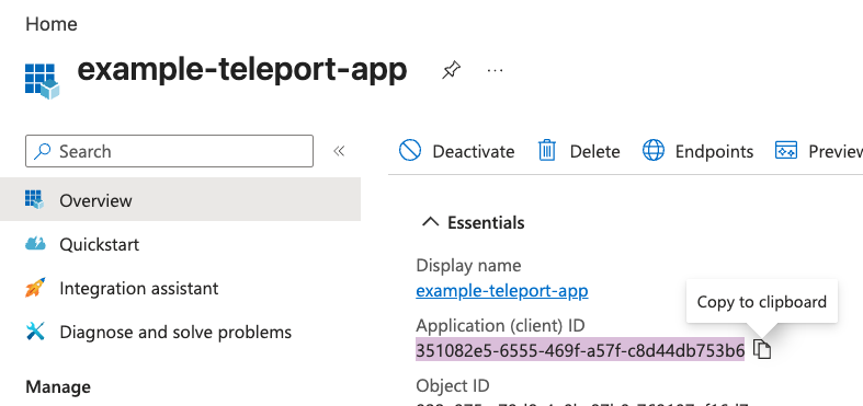 Entra ID SAML client ID